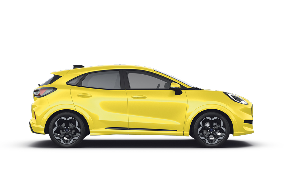Yellow Ford Puma Gen-E