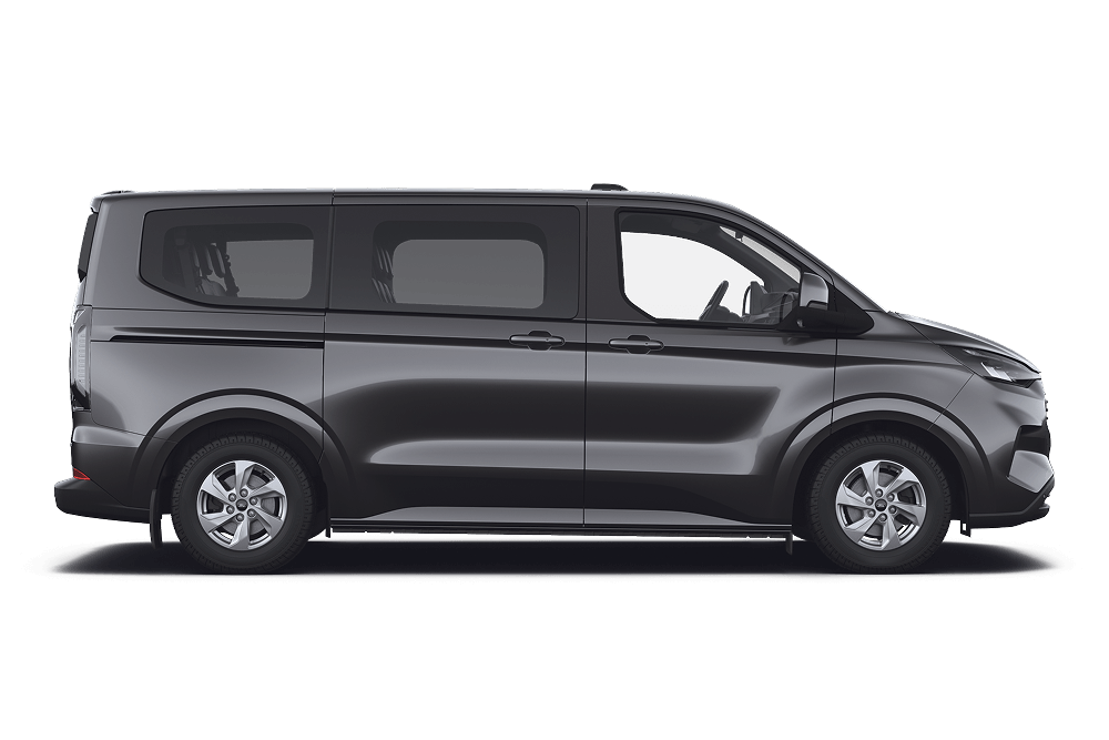 Side view of a Ford Tourneo Custom.